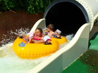 Atlantis Marmaris Water Park Black Hole Slide